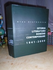 ALEX STEFANESCU - ISTORIA LITERATURII ROMANE CONTEMPORANE : 1941 - 2000 foto