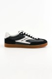 Karl Lagerfeld sneakers din piele KANDIDATE barbati, culoarea negru, KL53855