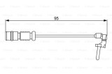 BOSCH 1 987 474 901 senzor de avertizare,uzura placute de frana