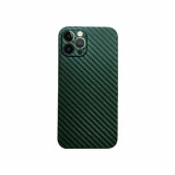 Cumpara ieftin Husa Cover Hard Carbon Fiber pentru iPhone 13 Pro Verde, Contakt