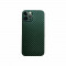 Husa Cover Hard Carbon Fiber pentru iPhone 14 Verde