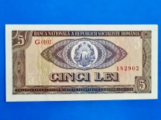 2 bancnote UNC și consecutive 5lei din 1966 preț/buc foto