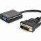 Adaptor DVI-D la VGA 20cm