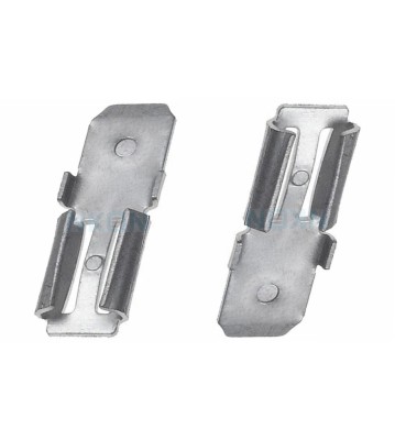 2x Terminal adaptor de prindere pentru baterie cu plumb - de la 4,74 mm la 6,35 mm (F1 la F2) foto