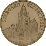 POLONIA 2 ZLOTI / ZLOTE 2007 , Orase Istorice : STARGARD SZCZECINSKI , XF+/ a UNC , KM 613
