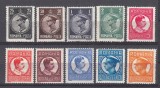 ROMANIA 1932 LP 96 REGELE CAROL II UZUALE FILIGRAN CC GUMA ORIGINALA SERIE SARNIERA