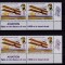 RO 2008 LP 1793 &quot;Aviatie-100 ani primul zbor&quot;,VARIETATE culoare/perechi+tab,MNH