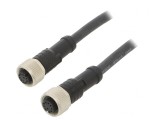 Cablu senzori/automatizări M12-M12 1m 8 pini