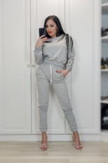 G733-18 Trening casual-sport, model cu dungi si text