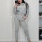 G733-18 Trening casual-sport, model cu dungi si text