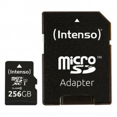 Card de Memorie Micro SD cu Adaptor INTENSO 3423492 256 GB Negru foto