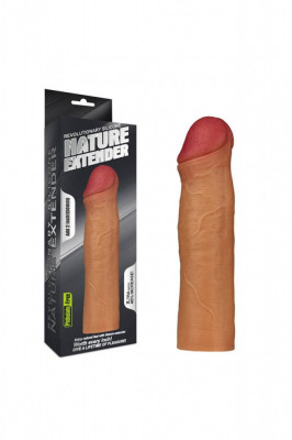 Prelungitor Penis Revolutionary Silicone Nature Extender 16,5 cm foto