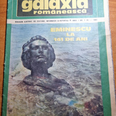 revista galaxia romaneasca 1991-anul 1,nr.1 - parcul cismigiu,anda calugareanu