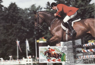 C3642 - Germania-Berlin 1986 - Carte maxima sport/fauna foto