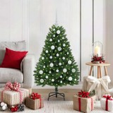 vidaXL Brad de Crăciun artificial Verde 120 cm PVC și Metal 3395670