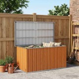 vidaXL Cutie de depozitare exterioară lemn 129 x 67 x 65 cm 42039097