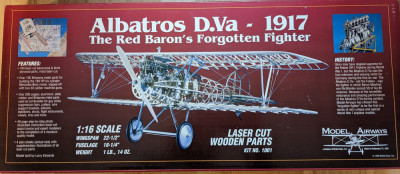 kit modelism Albatros D. VA WWI 1:16 Model Airways foto