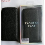 Husa Flip Piele Neagra Lucioasa Fashion pentru Huawei Ascend G510