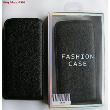 HUSA FLIP PIELE HUAWEI G510 NEGRU LUCIOS FASHION foto