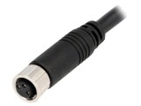 Conector M8 1m Mamă 3 PIN Drept cu Mufă și Cabluri