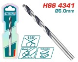 TOTAL - BURGHIU PENTRU METAL HSS - 6MM PowerTool TopQuality