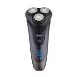 Aparat de ras electric pentru barbati reincarcabil IPX6, LED, negru / ZLN 8733