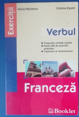 myh 23s - NITULESCU - EPURE - VERBUL - LIMBA FRANCEZA - 2005 foto