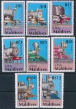 Maldives 1990 - Locomotive, trenuri, serie neuzata