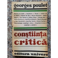 Constiinta Critica - Georges Poulet , B374