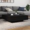vidaXL Masă de Cafea Stejar negru 100 x 100 x 31 cm Lemn compozit 863008