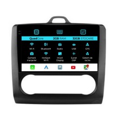 Navigatie Dedicata Ford Focus (2004-2012), 9Inch, 2Gb Ram, 32Gb Stocare, Carplay, Clima automata