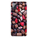 Husa TPU OEM Shockproof Painted Love Chocolate pentru Samsung Galaxy A21s A217, Multicolor