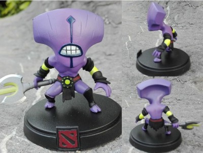 Figurina Faceless Void Darkterror Dota 9 cm foto