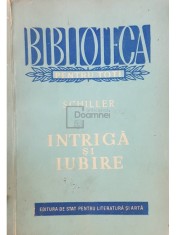 Schiller - Intriga si iubire (Editia: 1953) foto