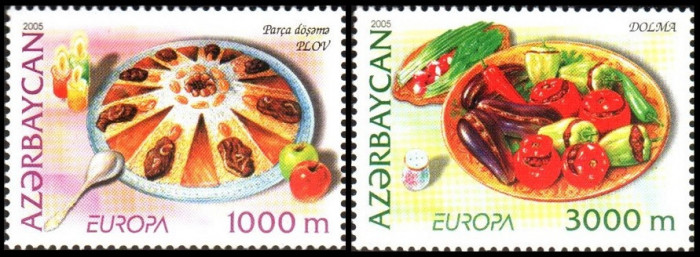 Azerbaigian, Europa, mancaruri traditionale, 2005, MNH