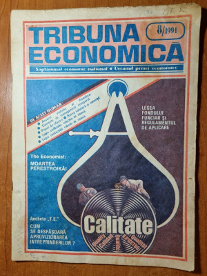 revista tribuna economica 1 martie 1991 foto
