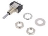 Comutator Basculant SPDT 6A 125VAC KNITTER-SWITCH Model MTA 106 G ON-OFF-ON Negru Plastic