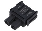Conector HDC modul mamă EPIC&reg; MH 2 pini 40A 1kV fără contacte