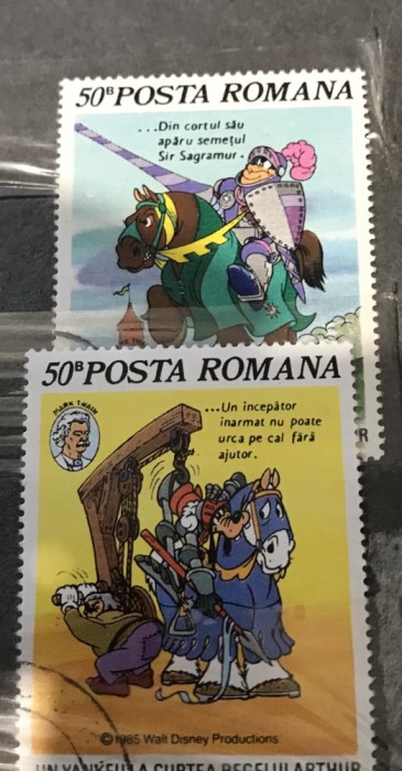 (1) Timbre Serii Romania Desene Animate