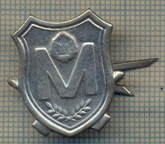 Y 1658 INSIGNA - MILITARA -SEMN DE ARMA -MILITIE -RSR -PENTRU COLECTIONARI foto