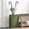 vidaXL Suport pentru umbrele Olivengr&oslash;nn 28 x 12 x 41 cm Metal 868540