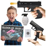 SET ASG CU PISTOL CU BILE DIN METAL ȘI PLASTIC 800 GRATUIT