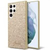 Husa pentru Samsung Galaxy S24 Ultra S928, Guess, Glitter Script, Aurie