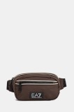 EA7 Emporio Armani borsetă culoarea maro, AF19755.7X000285