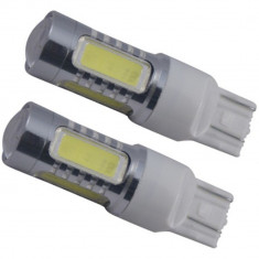 Set Becuri LED T20 cu 6 SMD Epistar si Cree, Lumina Portocalie foto