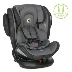 Scaun auto, Aviator, Isofix, 0-36 Kg, rotativ 360 grade, Black & Dark Grey