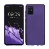Husa Kwmobile pentru Samsung Galaxy A71, Mov, Silicon, KWM000010ZN018C