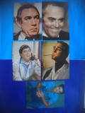 HOPCT LOT NR 1282 -ACTORI / ARTISTI-5 CARTI POSTALE-NECIRCULATE