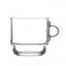 Set 24 Cesti Cafea Ceai Sticla Masiva Suprapozabile Cozy S2 270ml ARTC