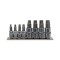 Set biti pentru suruburi hexagonale deteriorate, 8 piese Yato YT-04580